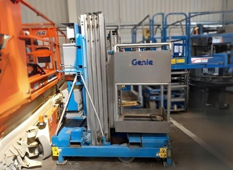 A Plataforma Individual Genie IWP 20 S  pode se movimentar facilmente pelo canteiro de obras e sua instalação é rápida. Uma solução ideal para aplicações de empreitada e manutenção.