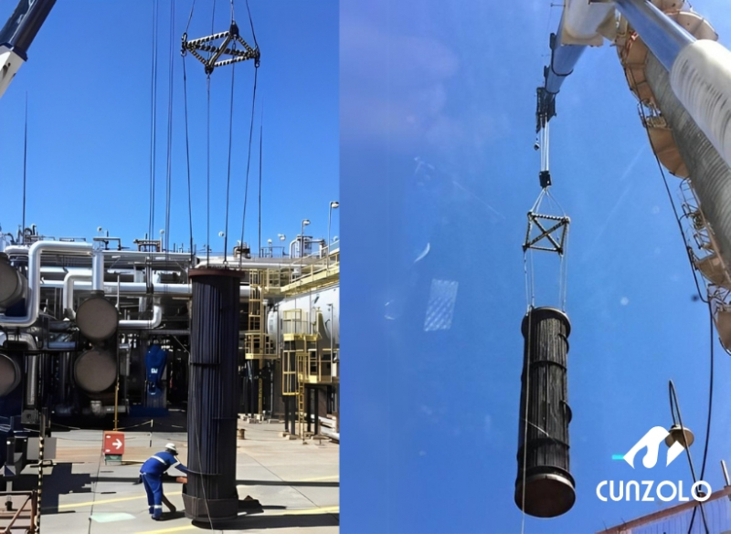 O Guindaste Rodovi�rio Grove em opera��o de remo��o industrial e i�amento de feixe vertical na cidade de Paul�nia - S�o Paulo.