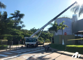 Operação de Içamento em Louveira