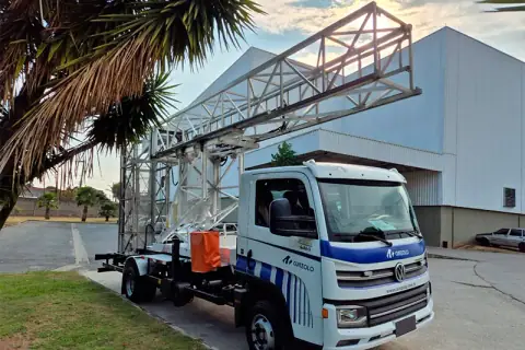 Guindaste para parada industrial programada