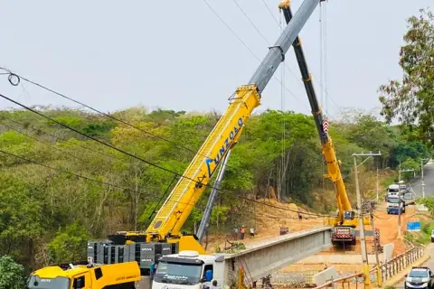 Içamento de vigas, longarinas e treliças