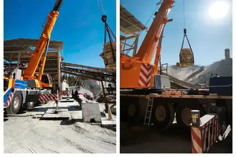 Içamento para mineração e beneficiamento de materiais