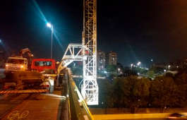 Manutenção de pontes: Barin em ação em São Paulo